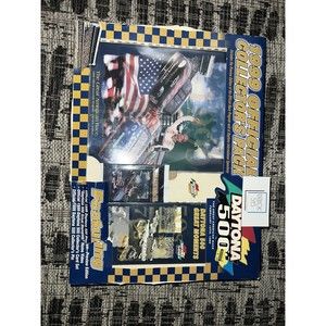 Dale Earnhardt 1999 Daytona 500 Collector's Pack Program Pin Card Set VHS